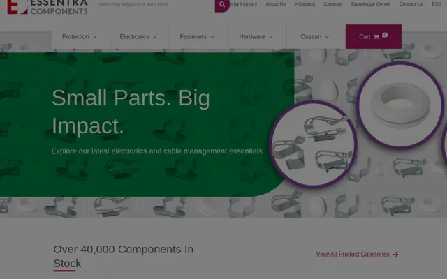 Essentra Components website